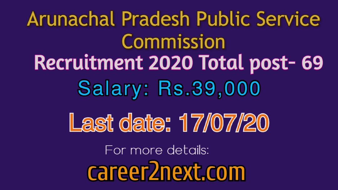 APPSC Recruitment 2020 for Medical officer (Allopathy), Total post- 69