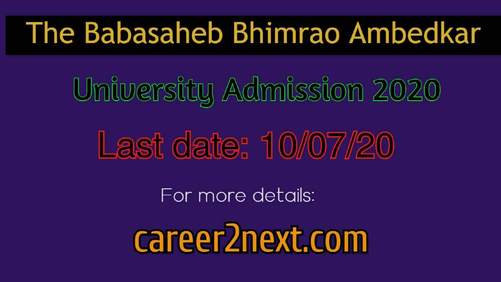 BBAU Admission 2020