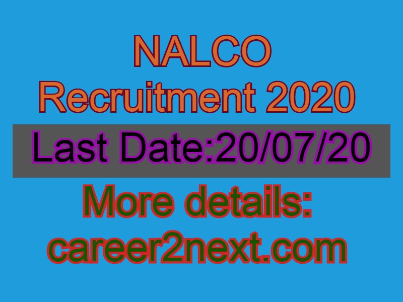 NALCO Recruitment 2020 for Sr. Advisor (Railway)|Last Date: 20/07/2020