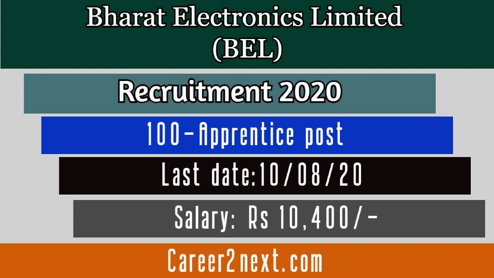BEL Recruitment 2020