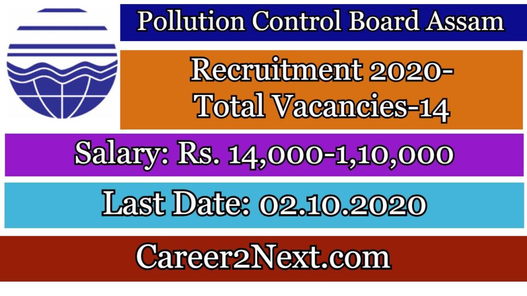 PCB Assam Recruitment 2020