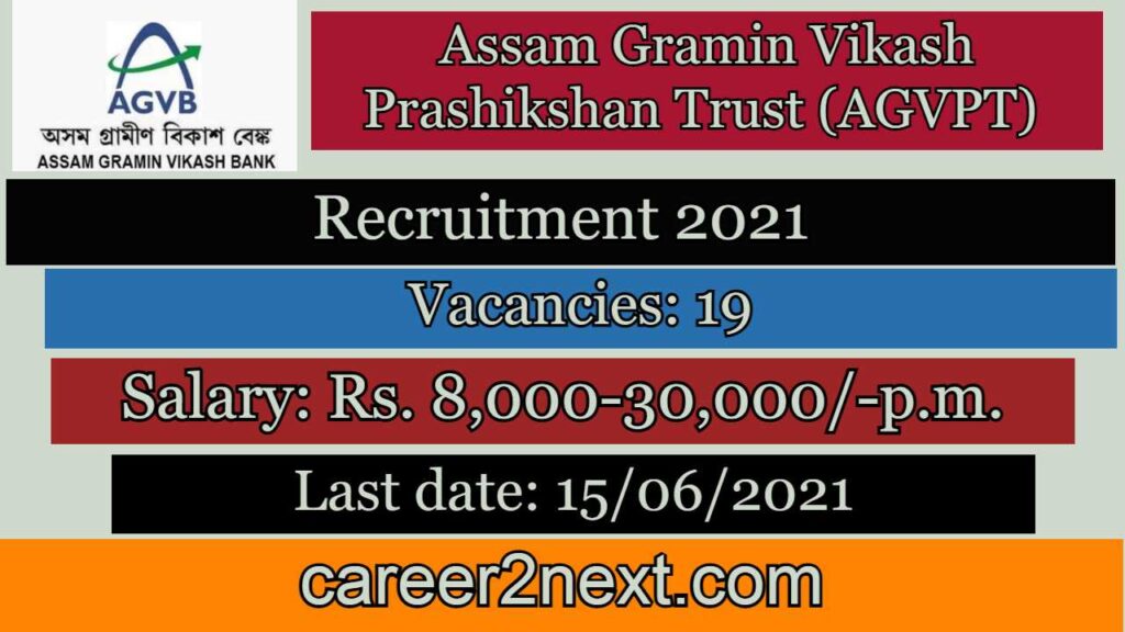 AGVB Recruitment 2021