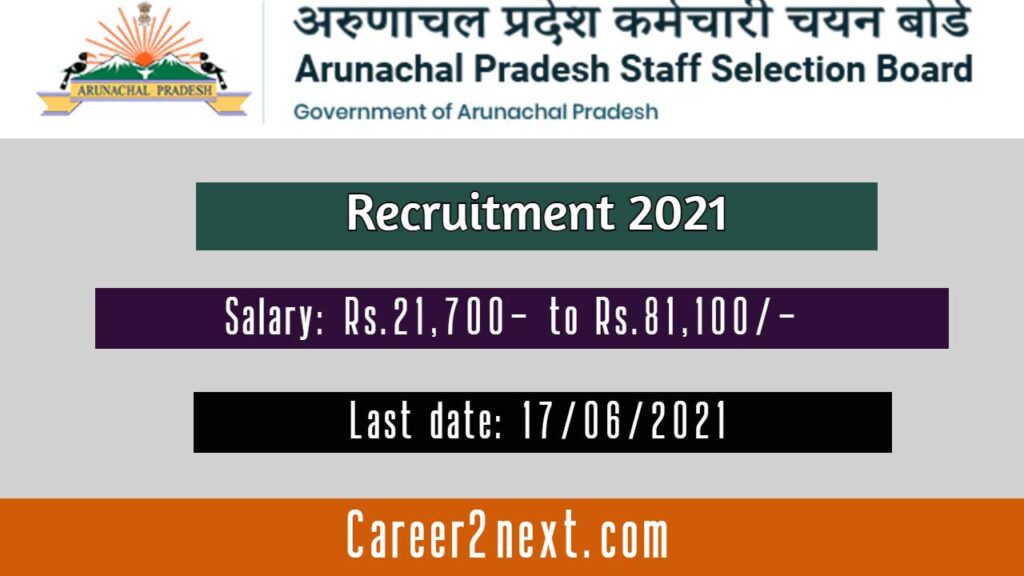 APSSB Recruitment 2021