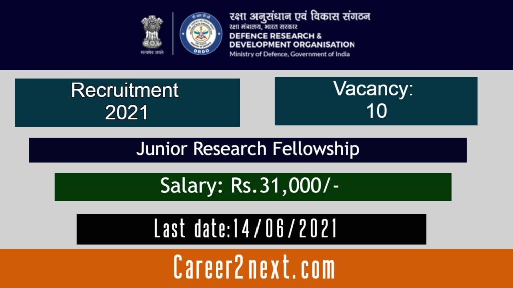 DRDO Recruitment 2021