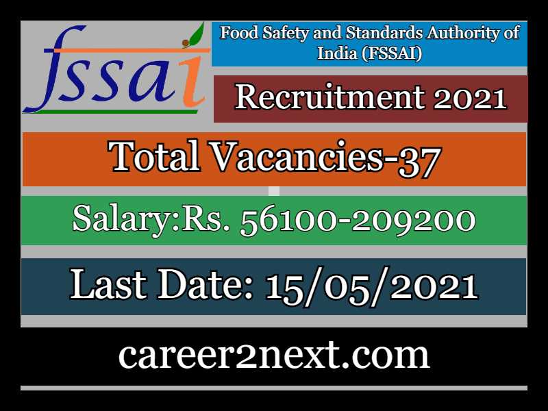 FSSAI Recruitment 2021