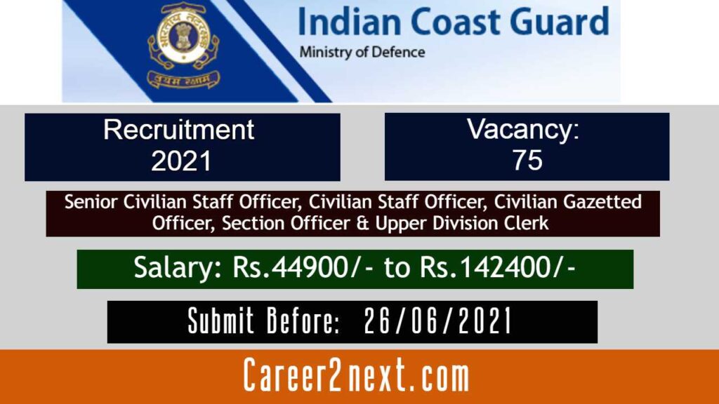 Indian Coast Guard Recruitment 2021