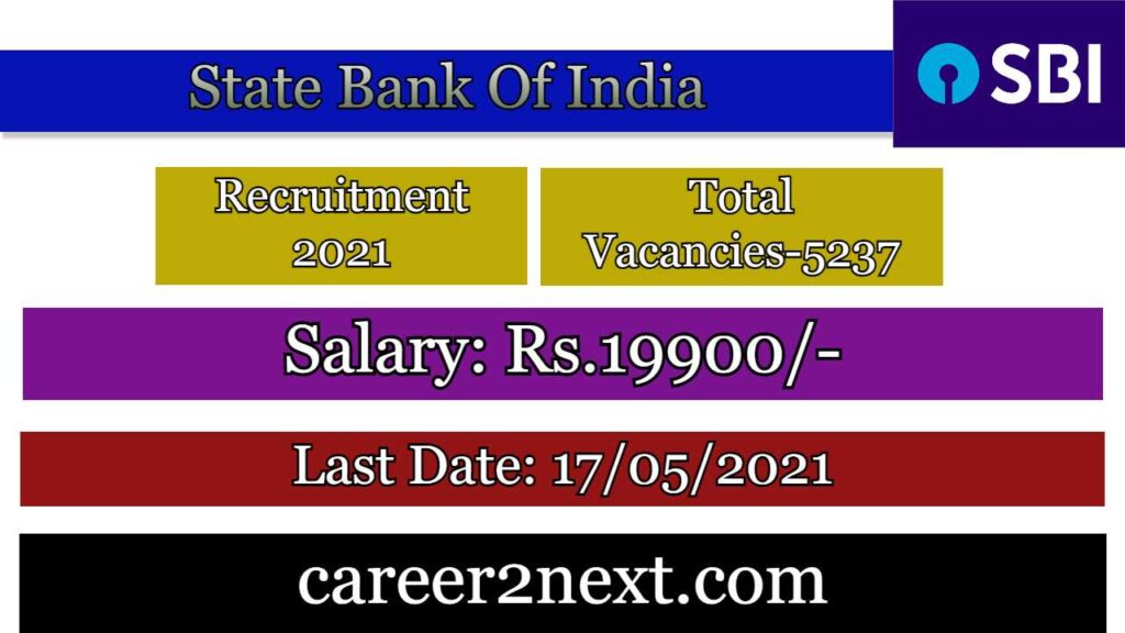 SBI Recruitment 2021