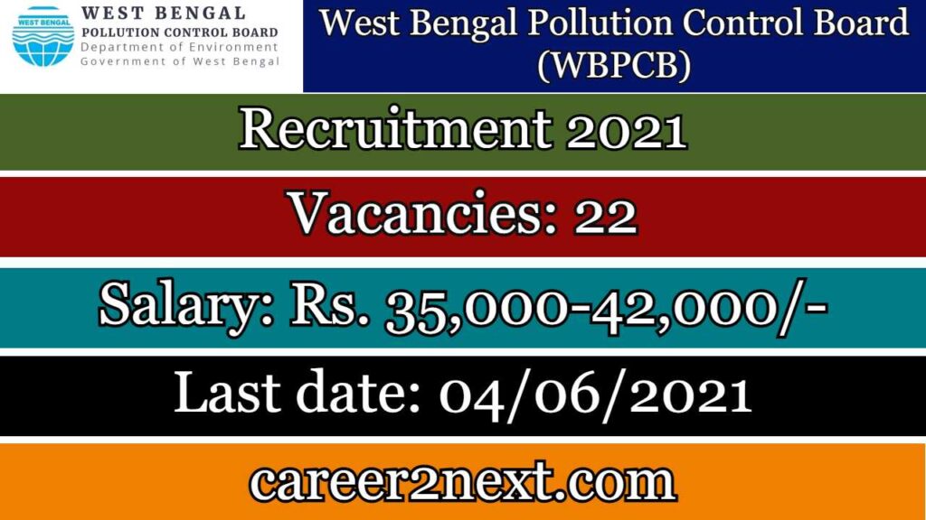 WBPCB Recruitment 2021
