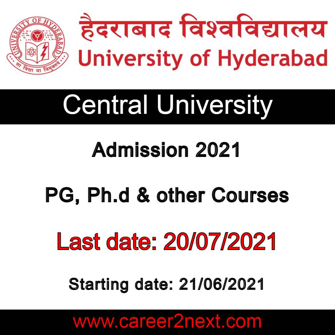 Hyderabad University Admission