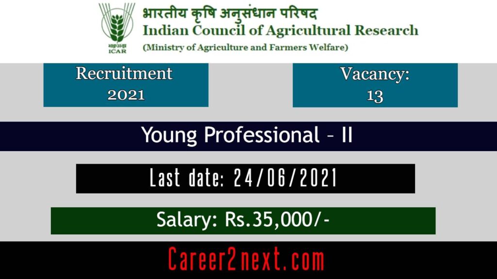 ICAR Recruitment 2021