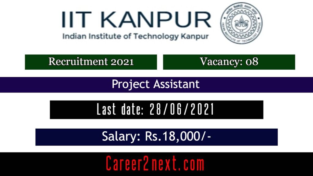 IIT Kanpur Recruitment 2021