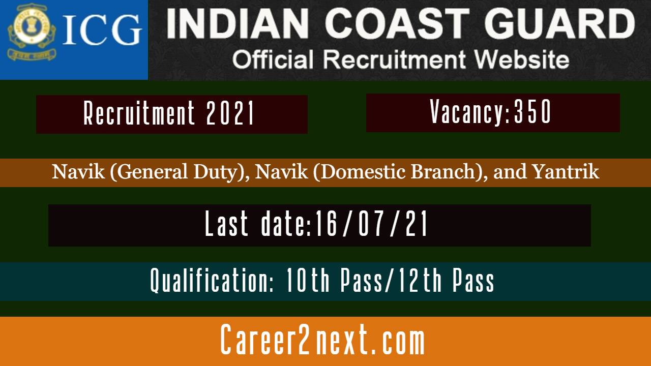 Indian Coast Guard Recruitment