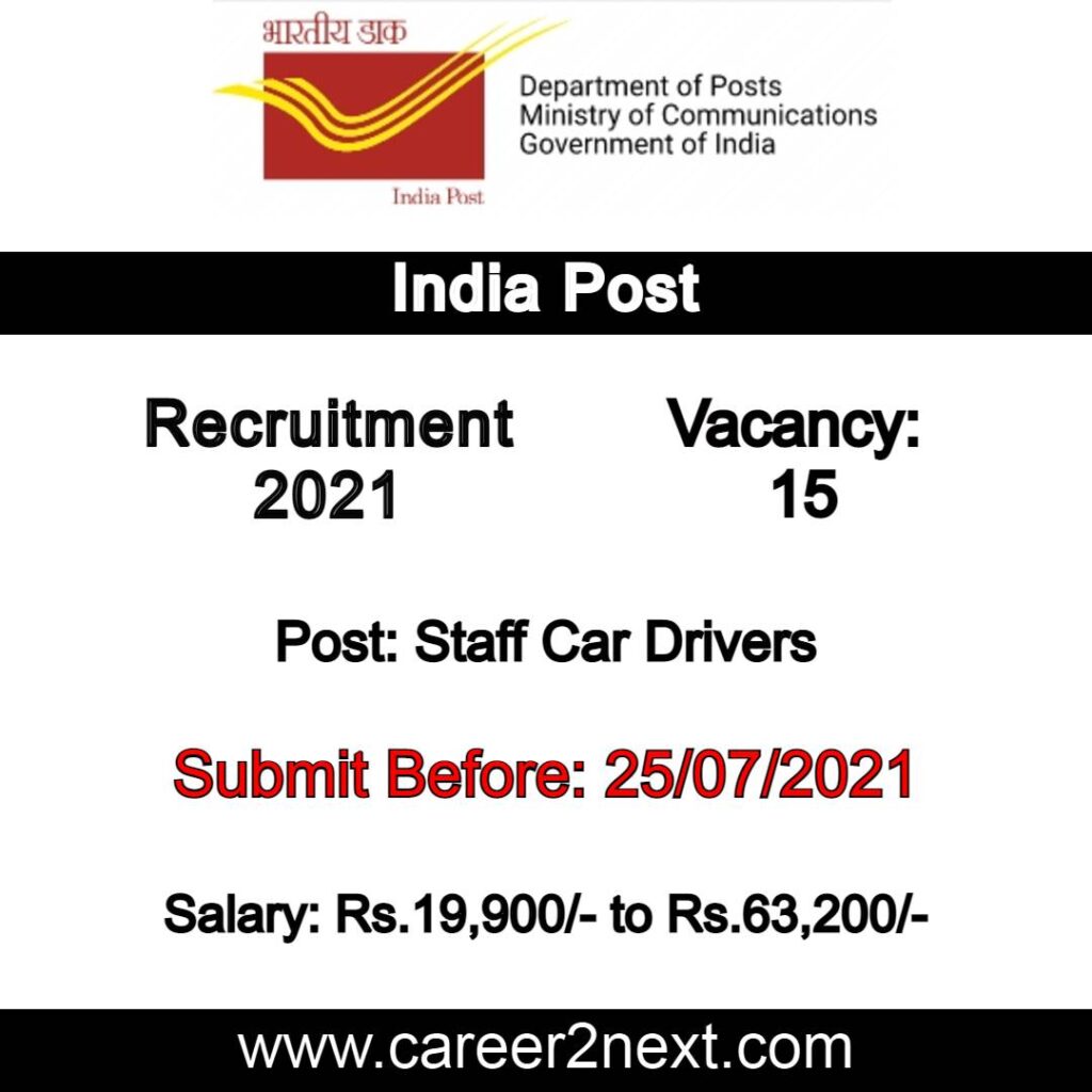 India Post Recruitment 2021