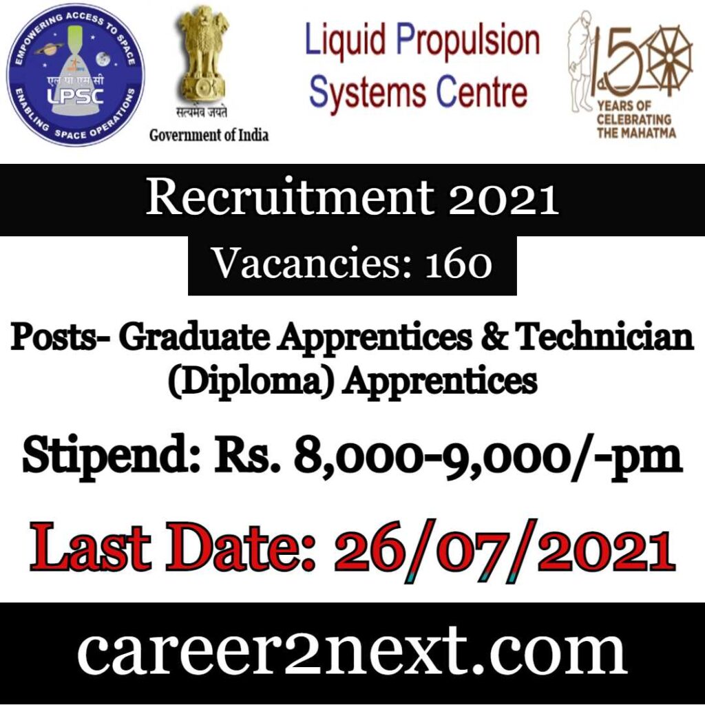 LPSC Recruitment 2021