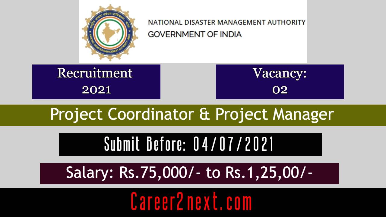 NDMA Recruitment 2021 | 02-Posts