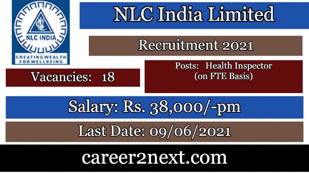 NLC Recruitment 2021
