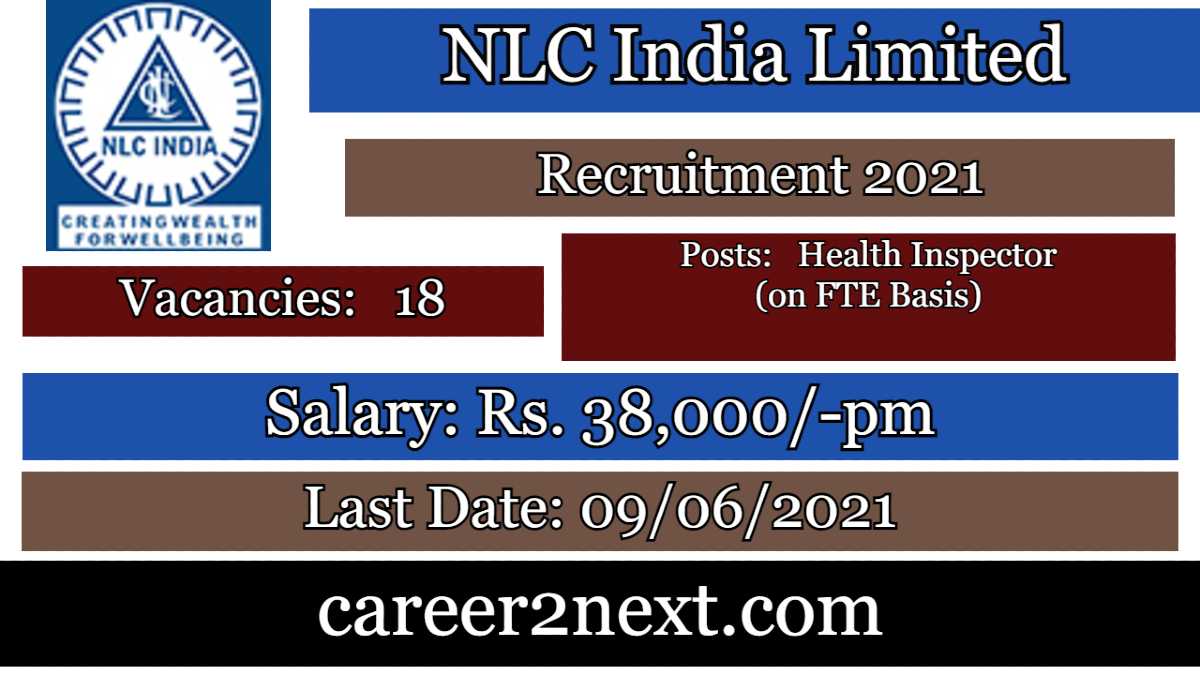 NLC Recruitment 2021
