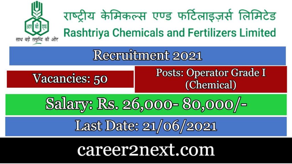 RCFL Recruitment 2021