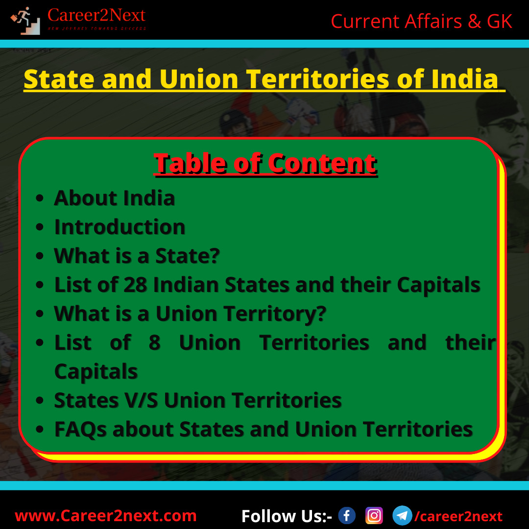 States and Union Territories of India image