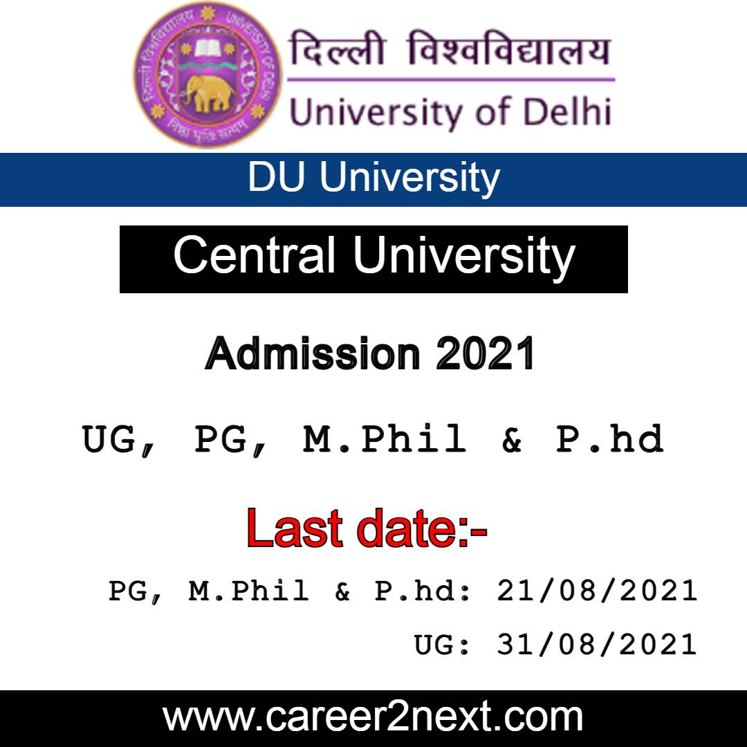 Delhi University Admission 2021 Image