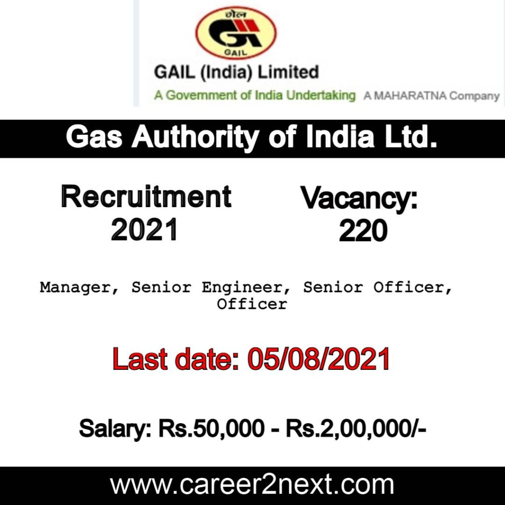 GAIL Recruitment 2021