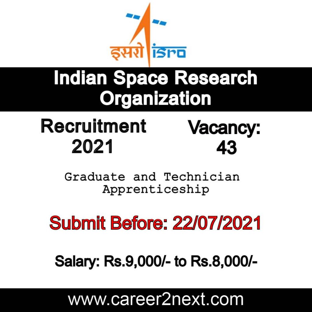 ISRO Recruitment 2021