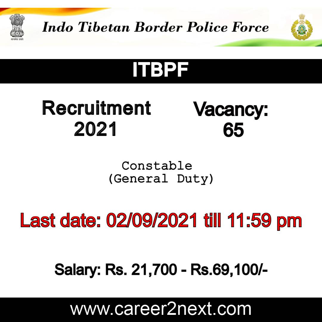 ITBPF Recruitment 2021