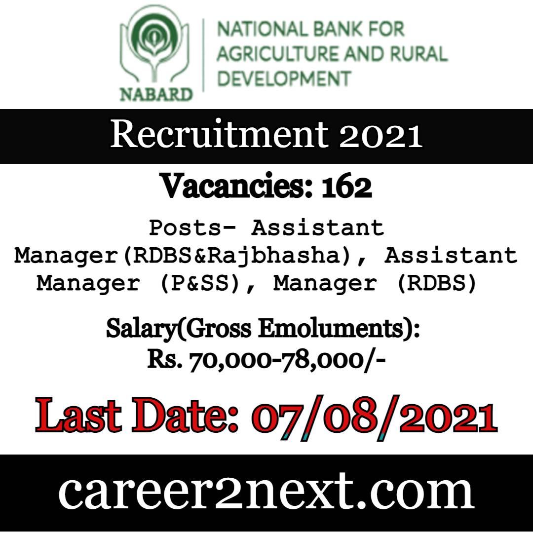 NABARD Recruitment 2021
