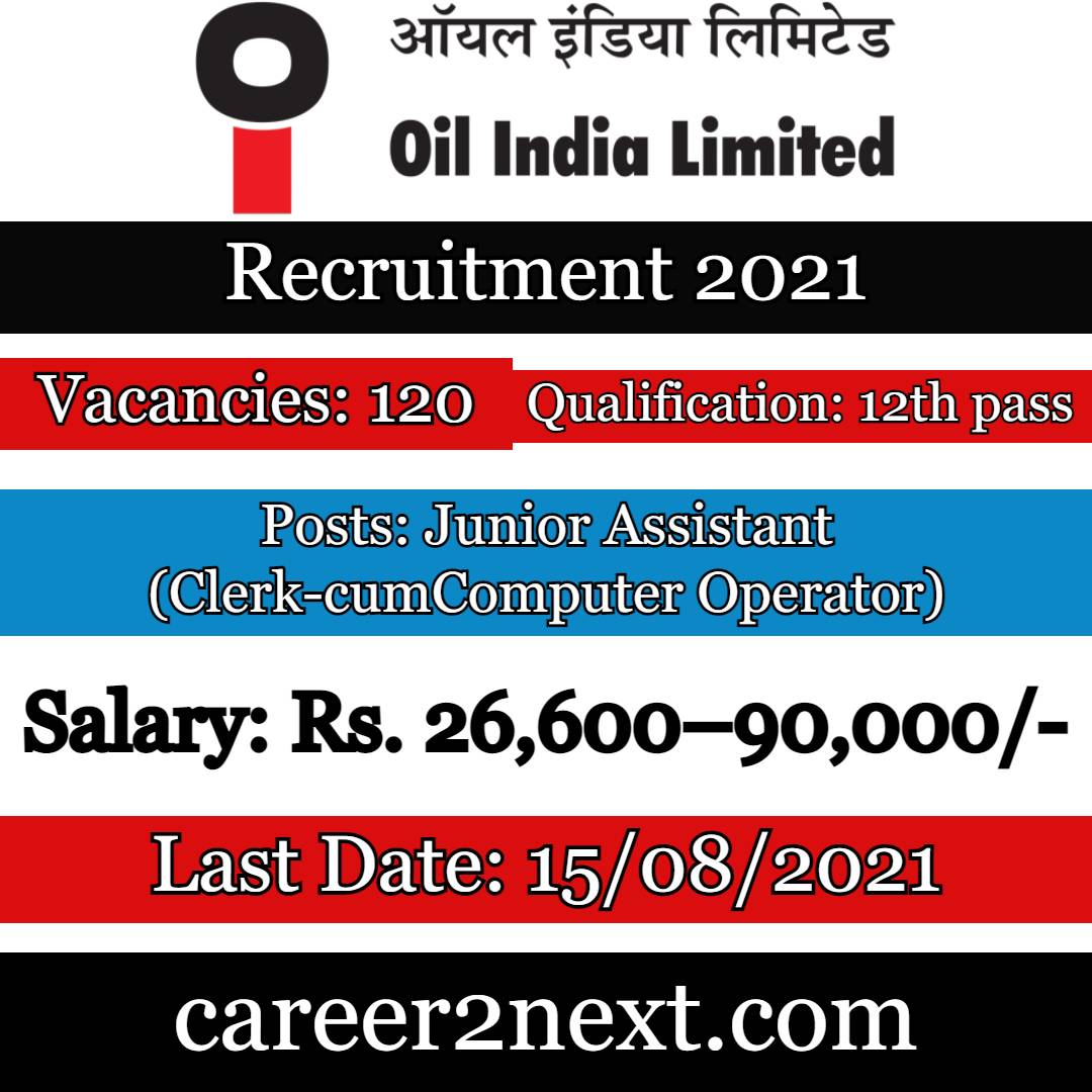 OIL India Limited Recruitment 2021