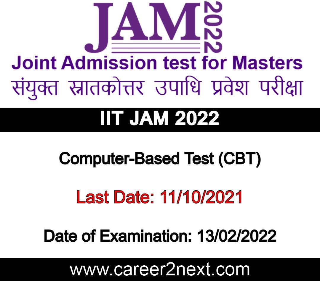 JAM 2022 Examination