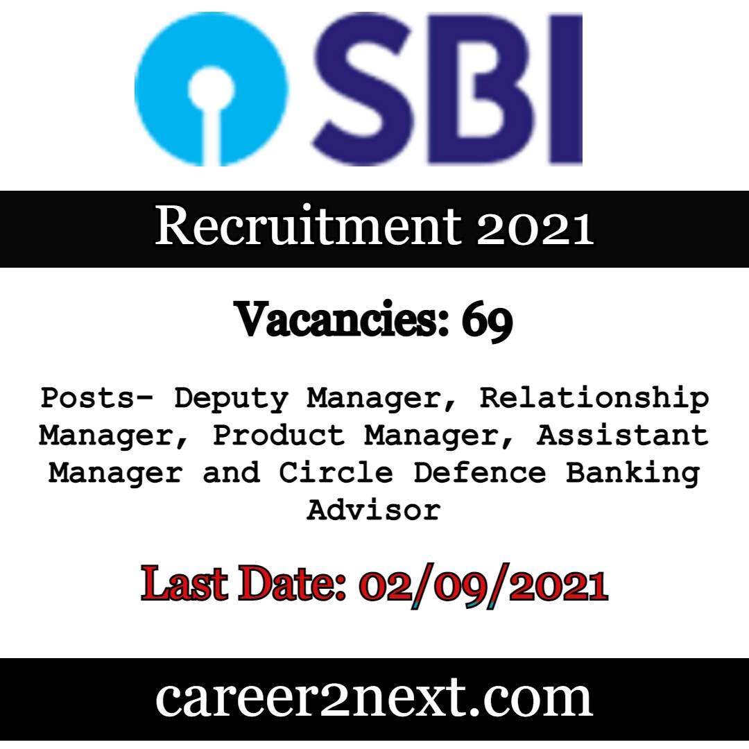 SBI SO Recruitment 2021