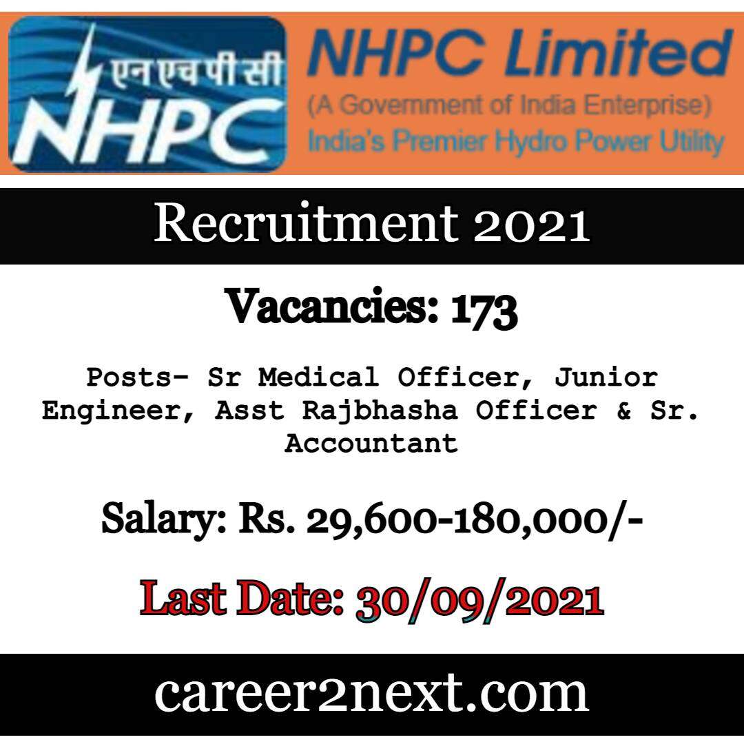 NHPC Limited Recruitment 2021