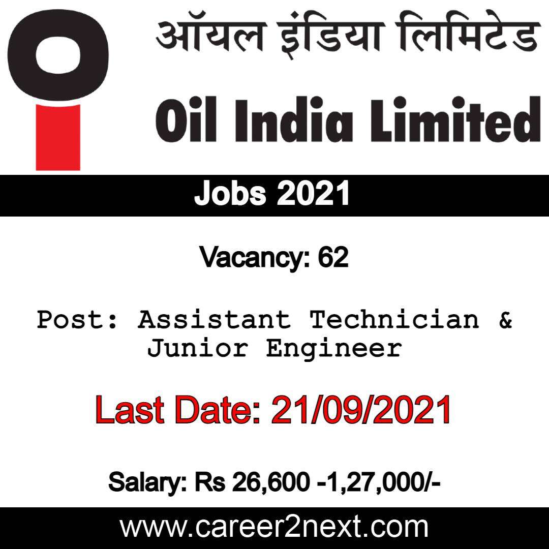 Oil India Limited Jobs 2021