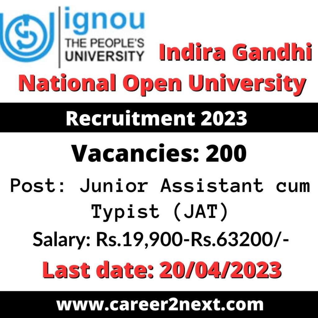 IGNOU Recruitment 2023
