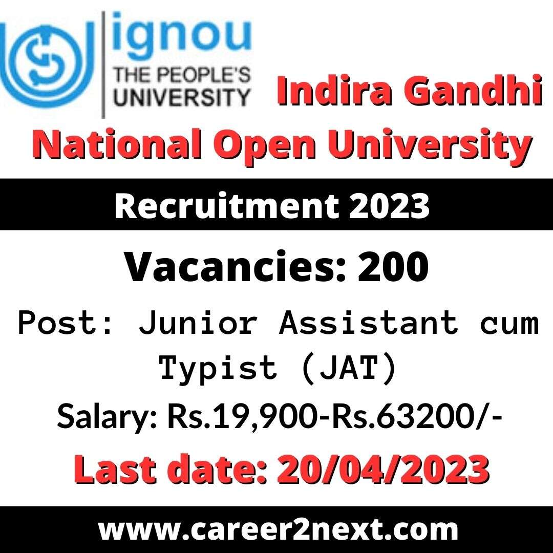 IGNOU Recruitment 2023