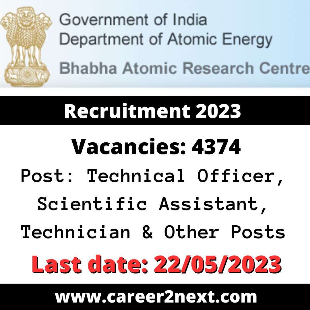 BARC Recruitment 2023