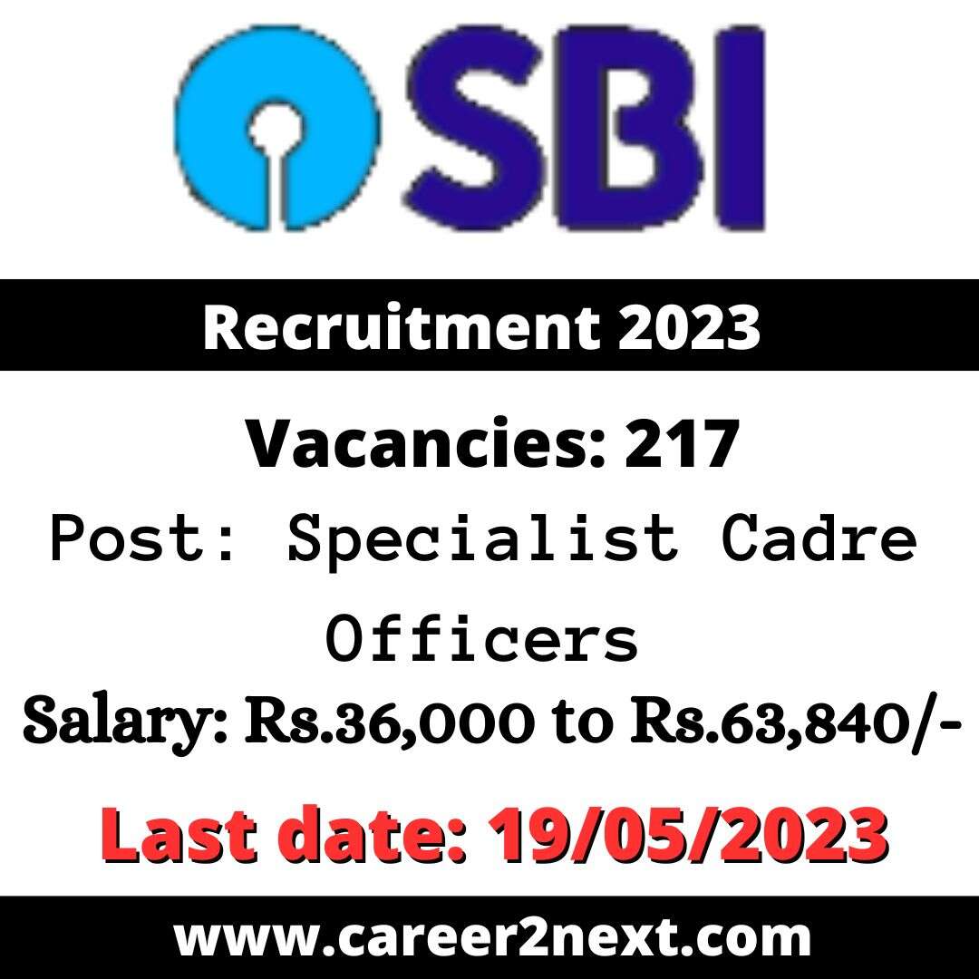 SBI Recruitment 2023