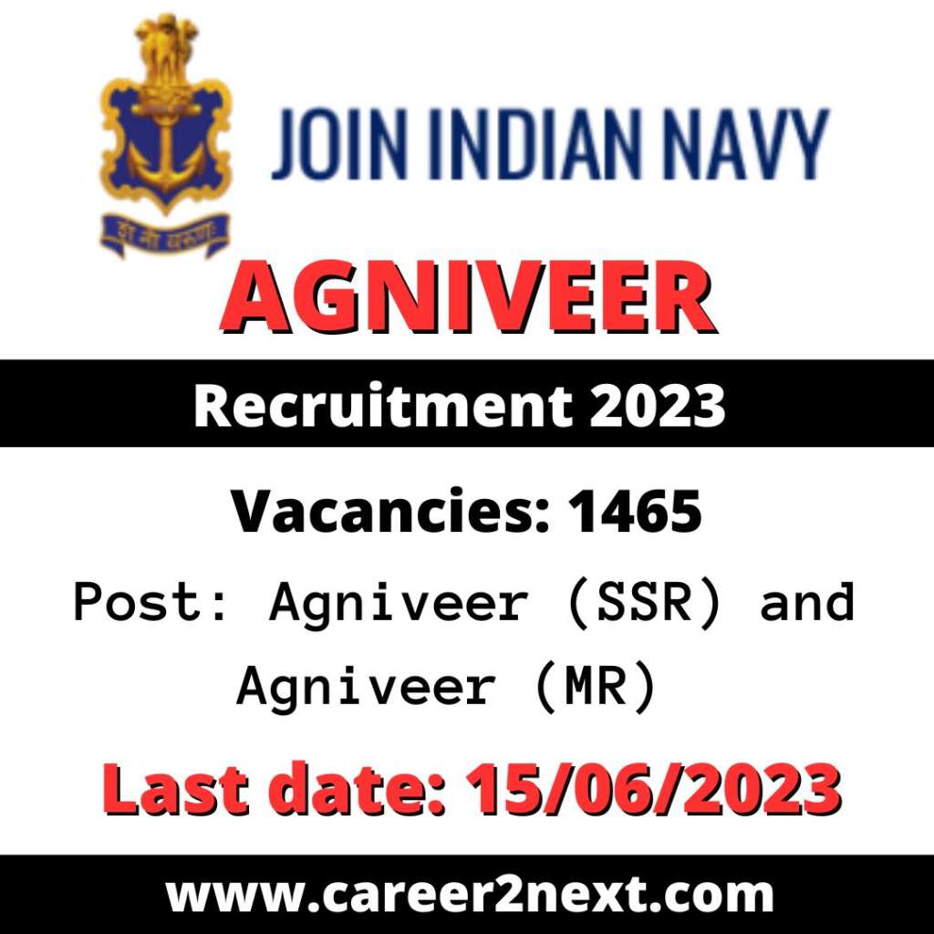 Indian Navy Agniveer Recruitment 2023