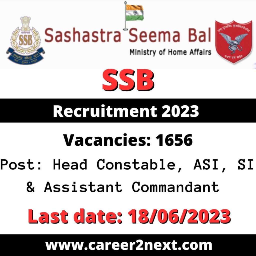 SSB Recruitment 2023