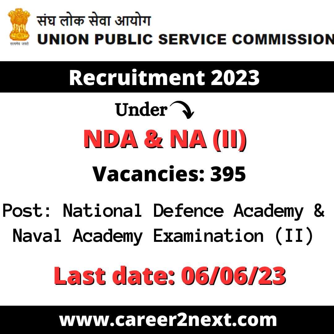 UPSC NDA Recruitment 2023
