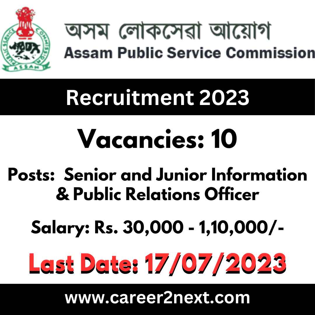 APSC Job Recruitment 2023