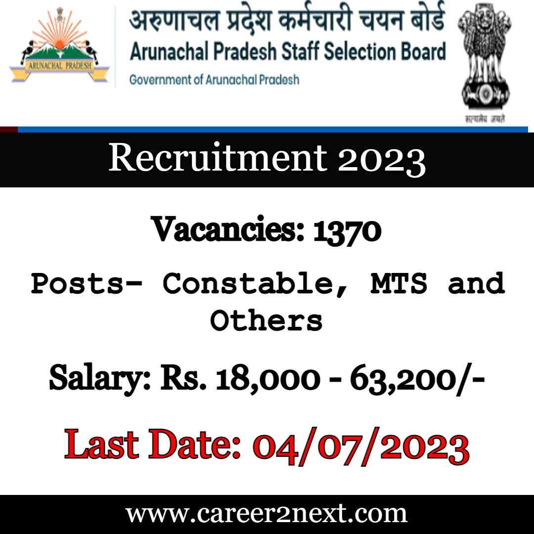APSSB Recruitment 2023