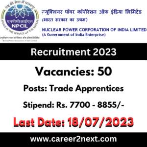 NPCIL Apprentice Recruitment 2023