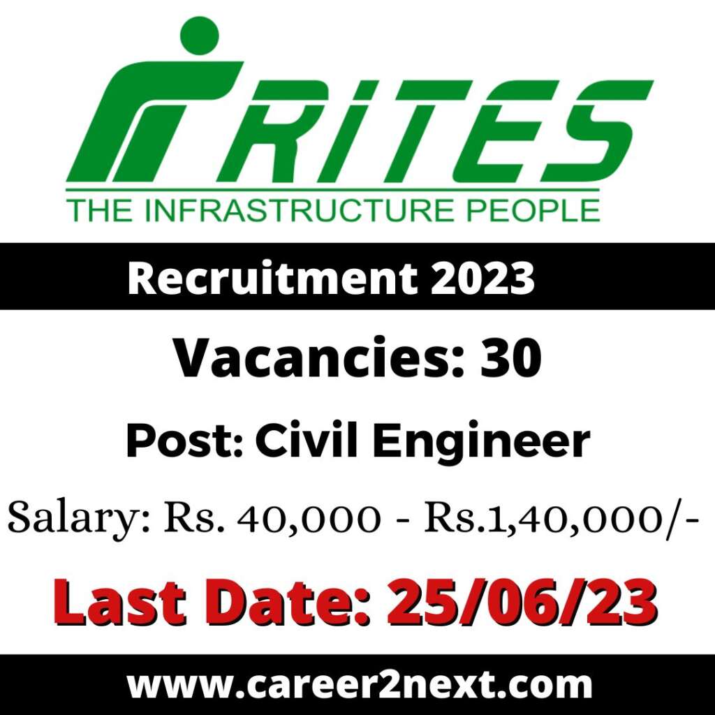 RITES Recruitment 2023