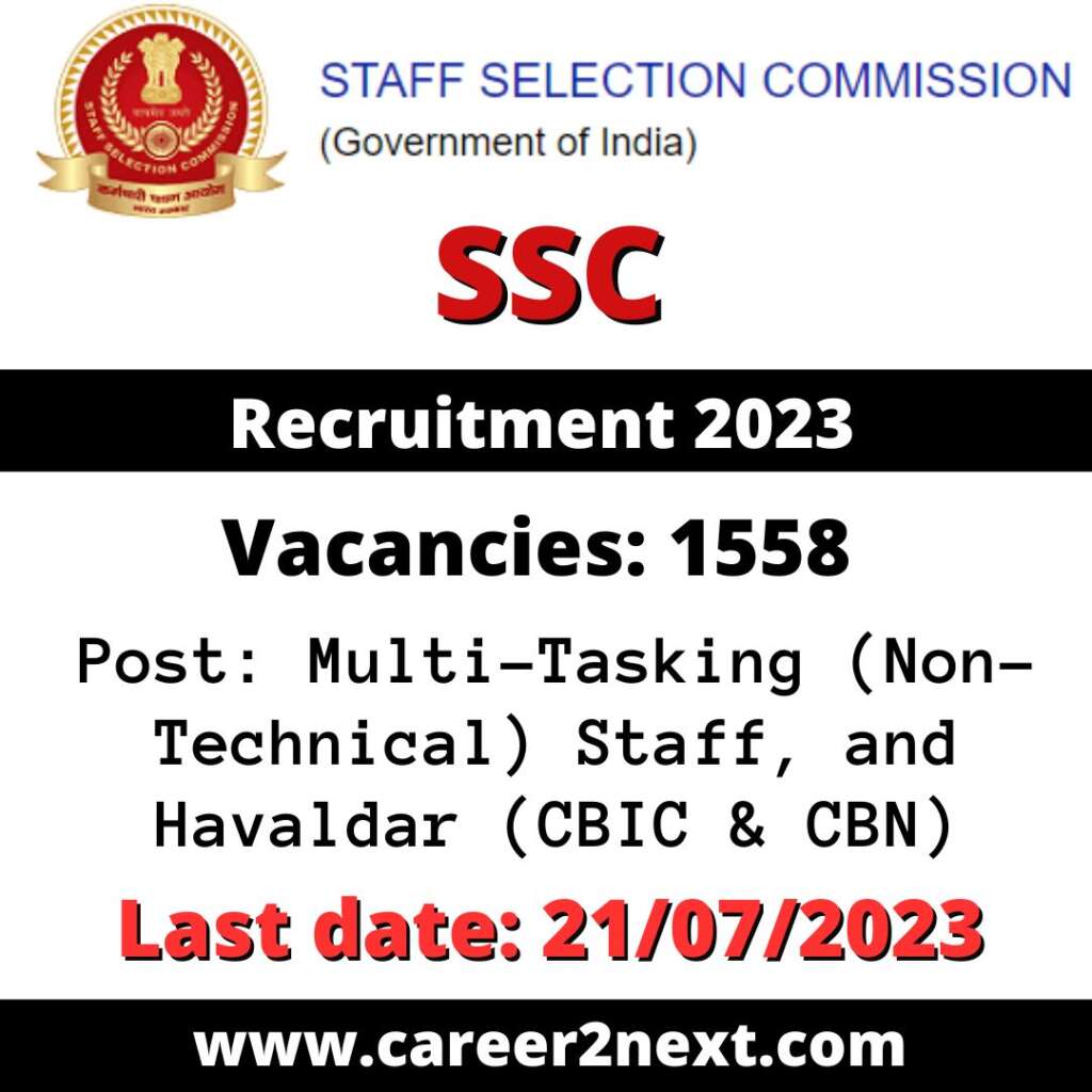SSC MTS Recruitment 2023