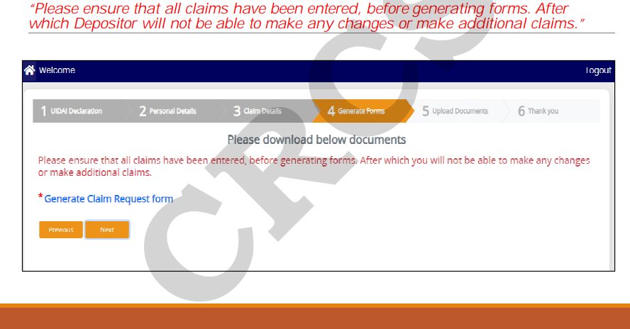 CRCS Refund Portal Apply online Process