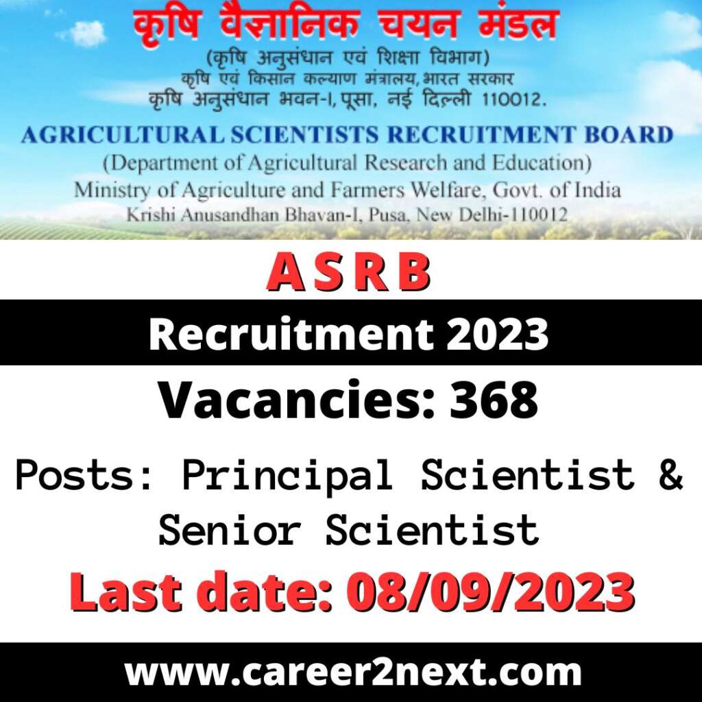 ASRB Recruitment