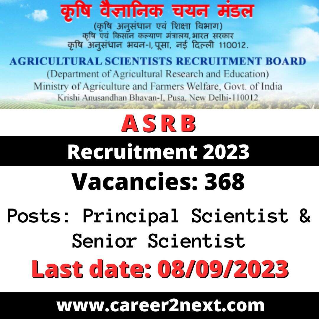 ASRB Recruitment
