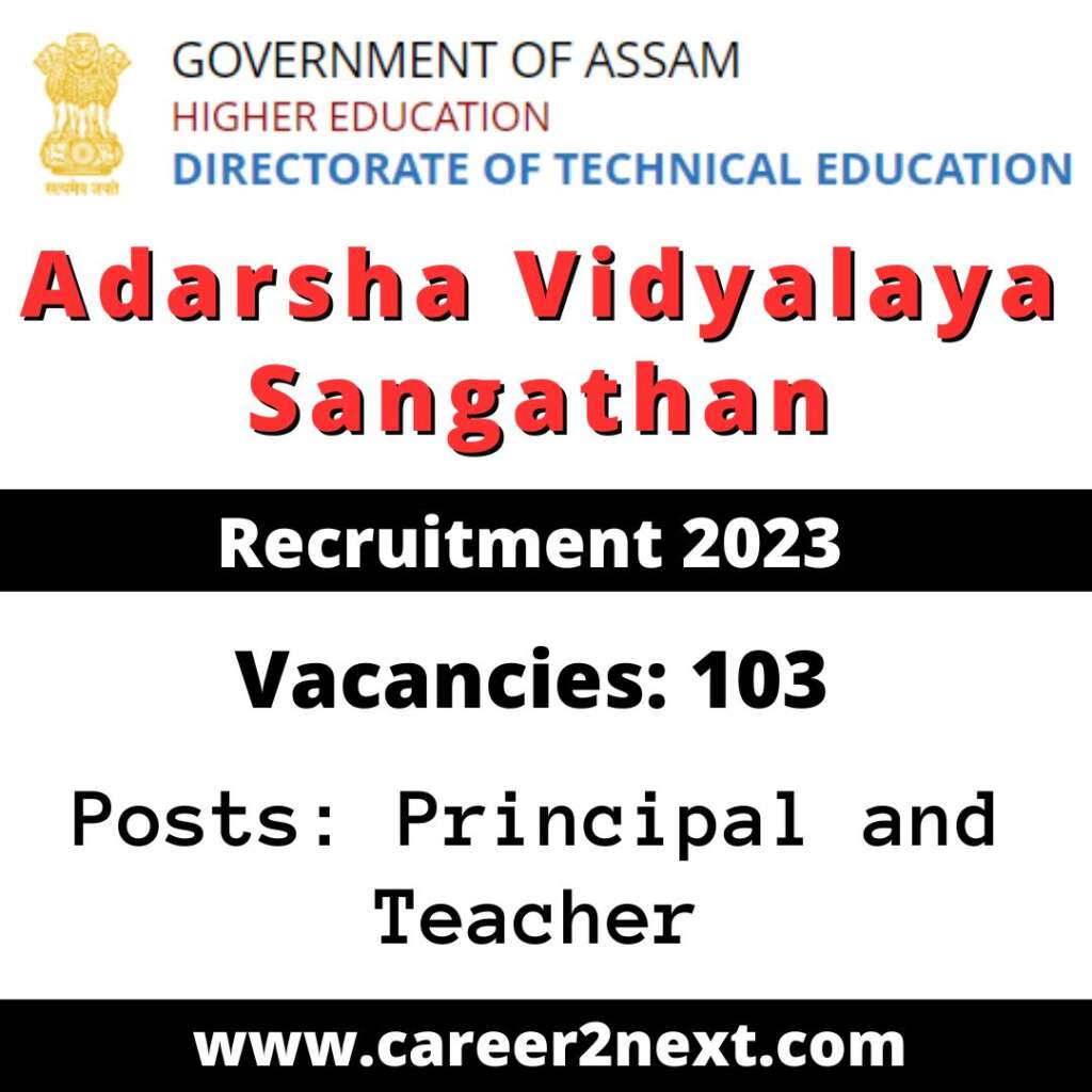 Adarsha Vidyalaya Sangathan Recruitment 2023
