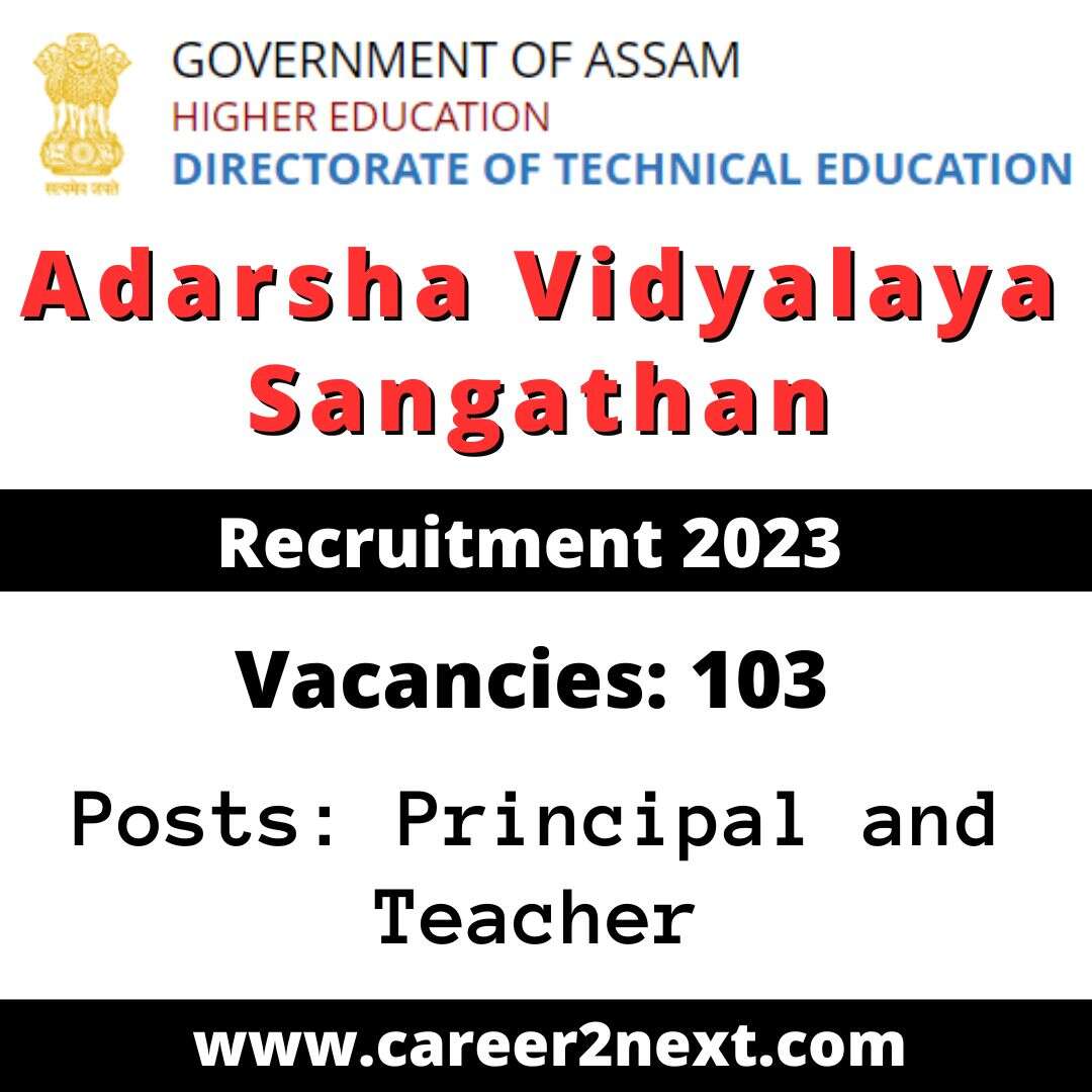 Adarsha Vidyalaya Sangathan Recruitment 2023